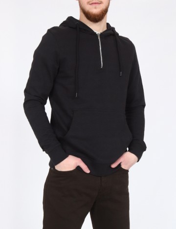 
						Hanorac Pull&Bear, negru