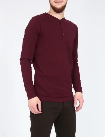 Bluza Pull&Bear, visiniu