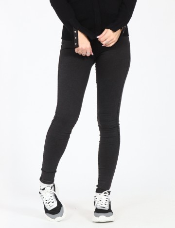 Blugi Pull&Bear, gri inchis