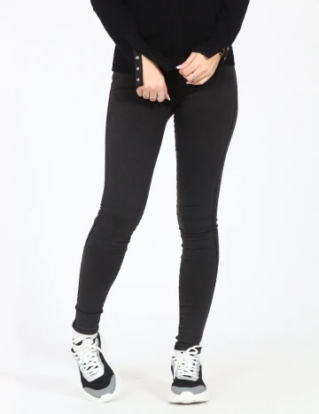 Blugi Pull&Bear, gri inchis