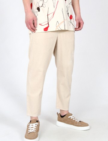 Pantaloni Zara, crem
