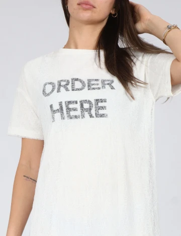 Rochie medie Zara, alb