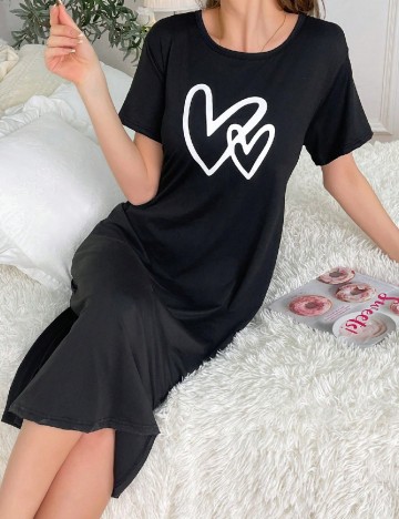 
						Rochie de noapte SHEIN, negru