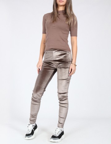 Pantaloni Zara, maro