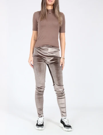 Pantaloni Zara, maro