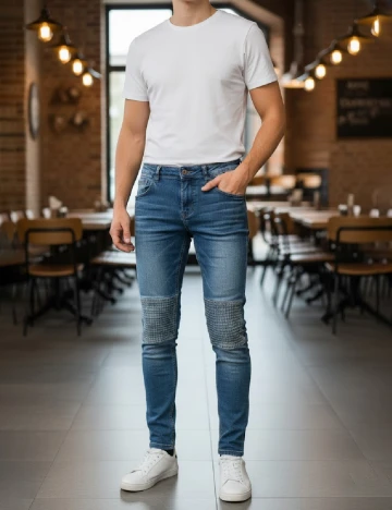 Blugi Zara, albastru