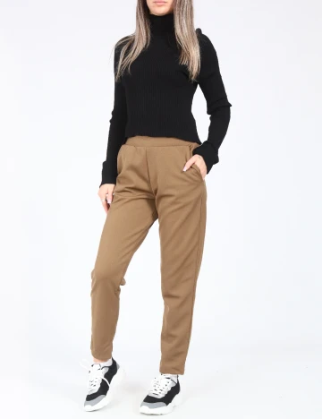 Pantaloni Zara, kaki