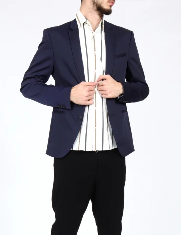 Sacou Zara, bleumarin