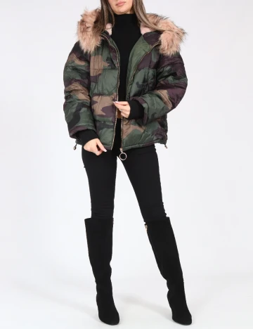 Geaca Pull&Bear, army