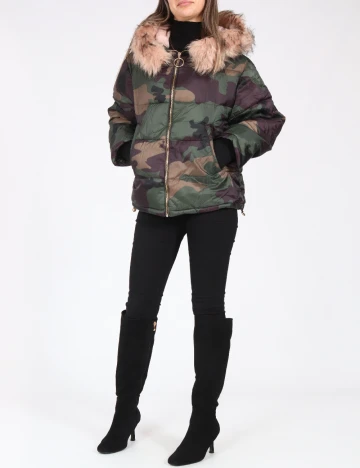 Geaca Pull&Bear, army