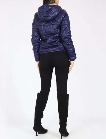 Geaca Pull&Bear, albastru Albastru