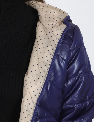 Geaca Pull&Bear, albastru Albastru