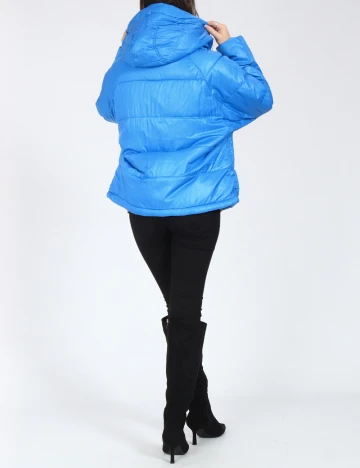 Geaca Oversize Zara, albastru