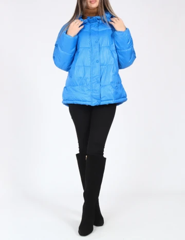 Geaca Oversize Zara, albastru