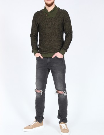 
						Bluza Zara, verde/negru