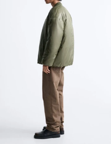 Geaca Oversize Zara, kaki