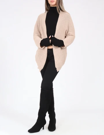 Cardigan SHEIN, maro deschis Maro