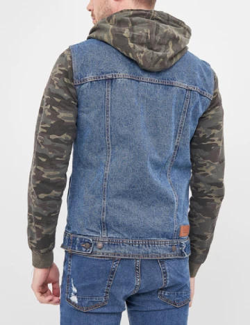 Jacheta Pull&Bear, albastru Albastru