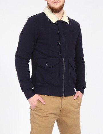 
						Jacheta Bershka, bleumarin