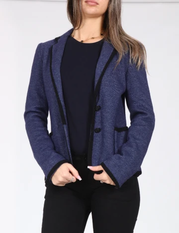 Sacou Zara, albastru Albastru