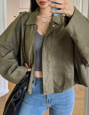 Jacheta SHEIN, verde Verde