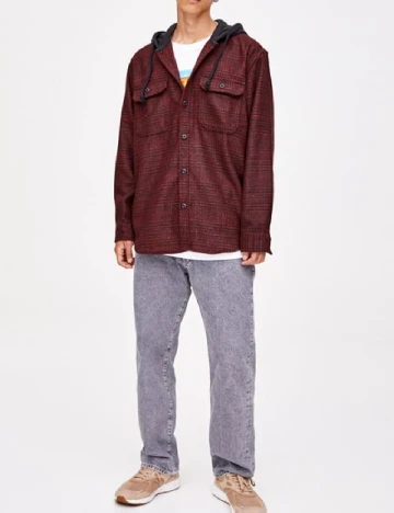 Jacheta Pull&Bear, rosu Rosu