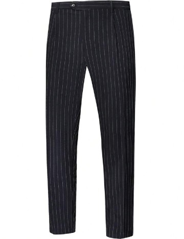 Costum SHEIN Plus Size Men, bleumarin inchis