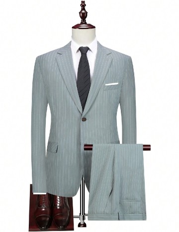 
						Costum SHEIN Plus Size Men, verde