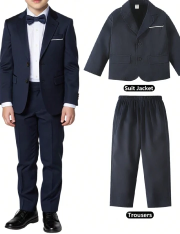 Costum Shein Kids, bleumarin