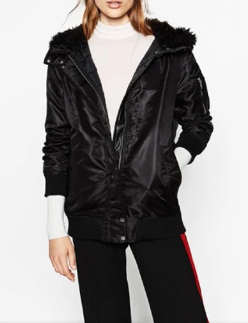 Geaca Zara, negru Negru