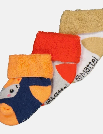 Set sosete 3 perechi Fisher-Price, mix culori