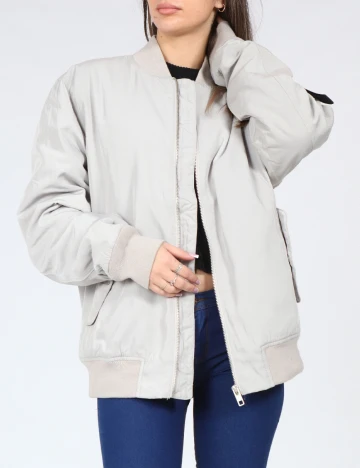 Jacheta Bershka, gri Gri