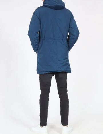 Geaca Pull&Bear, albastru Albastru