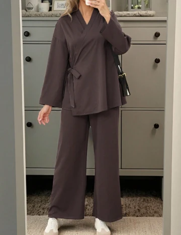 Compleu SHEIN, maro Maro