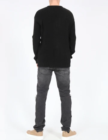 Bluza Bershka, negru Negru