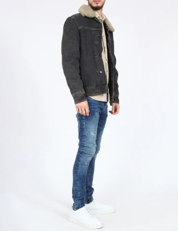 Jacheta Zara, gri inchis Gri