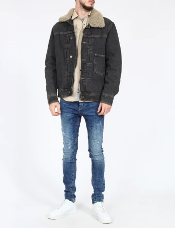 Jacheta Zara, gri inchis Gri