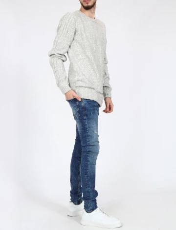 Bluza Pull&Bear, gri Gri