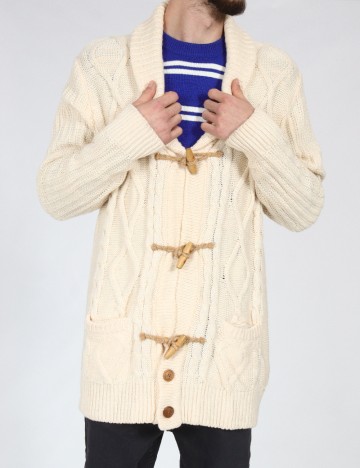 Cardigan Pull&Bear, crem