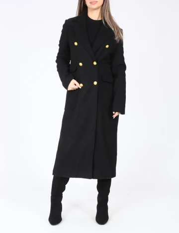 Palton Bershka, negru