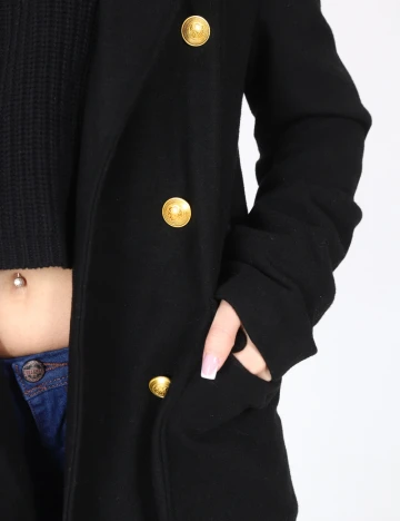 Palton Bershka, negru