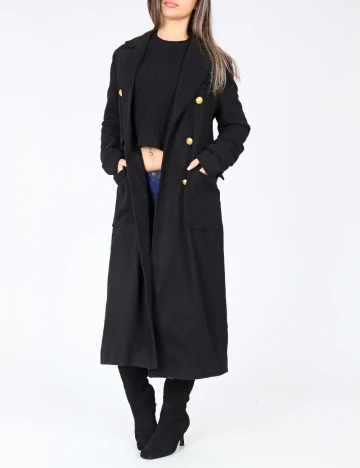 Palton Bershka, negru