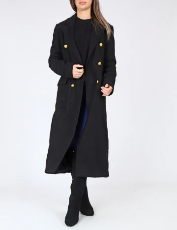 Palton Bershka, negru