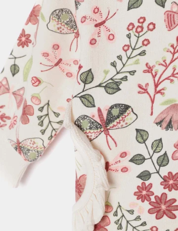 Hanorac Cool Club, floral print