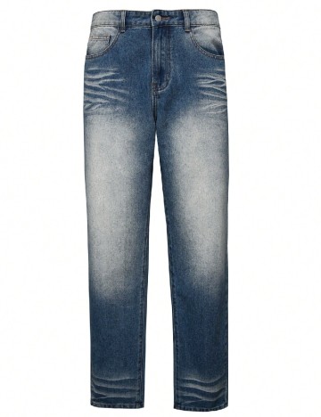 
						Blugi SHEIN, albastru