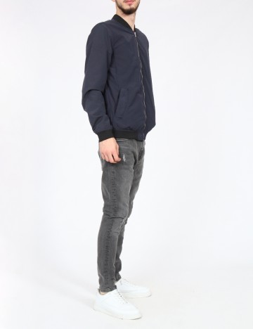 Jacheta Pull&Bear, bleumarin