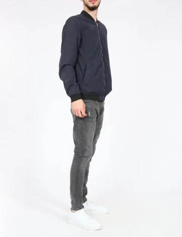 Jacheta Pull&Bear, bleumarin