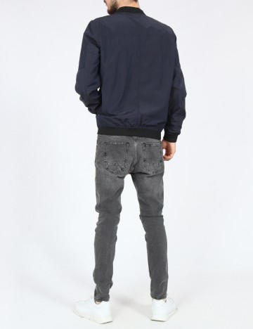 Jacheta Pull&Bear, bleumarin