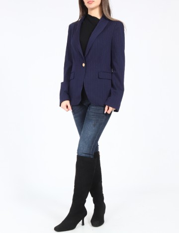 Sacou Zara, bleumarin