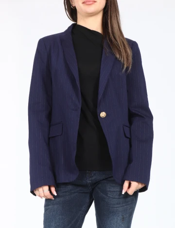 Sacou Zara, bleumarin